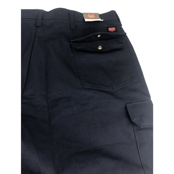 Red Kap Men's Cargo Shorts 36 X 12 Blue Work Uniform Industrial Clothing NEW - Picture 8 of 10